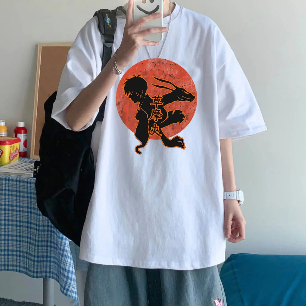 

Fruits Basket Anime T-Shirt Harajuku Fashion Round Neck Short Sleeves Man Woman