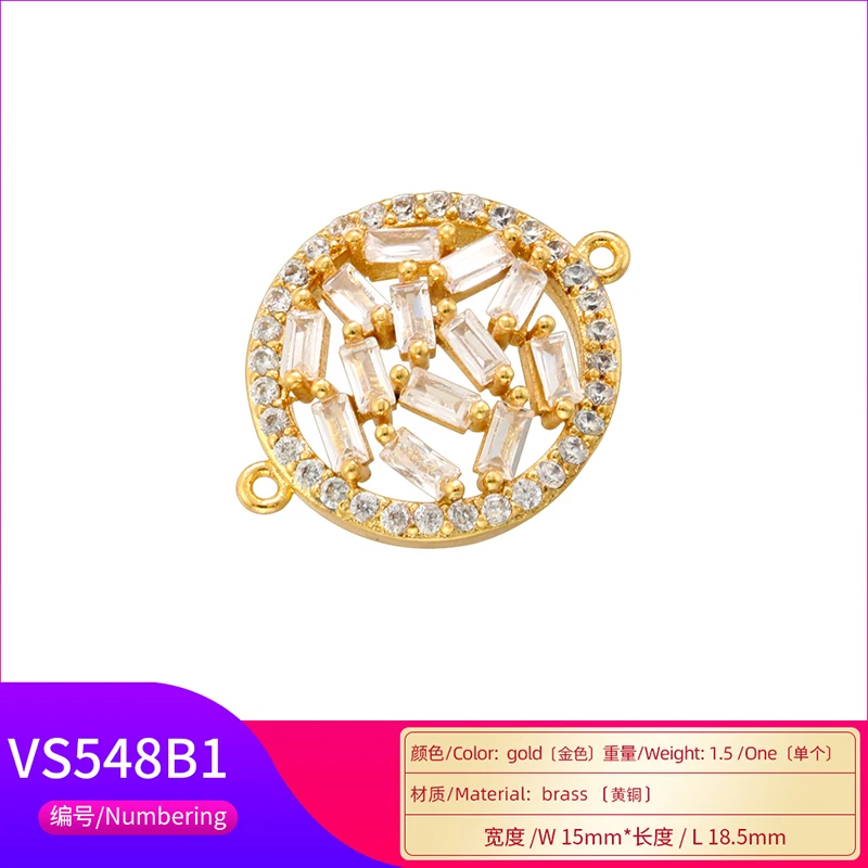 Позолоченные шармы ZHUKOU в ассортименте