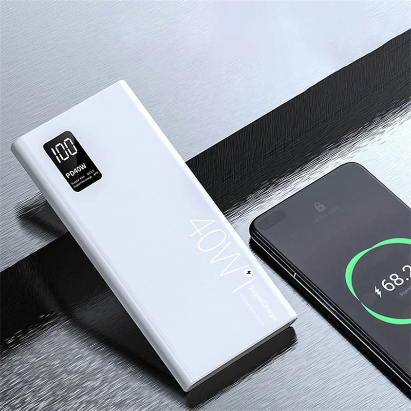 

20000mAh PD 40W Super Fast Charging Power Bank large capacity type c Backup Battery Pack two-way fast charging QC3.0 powerbank