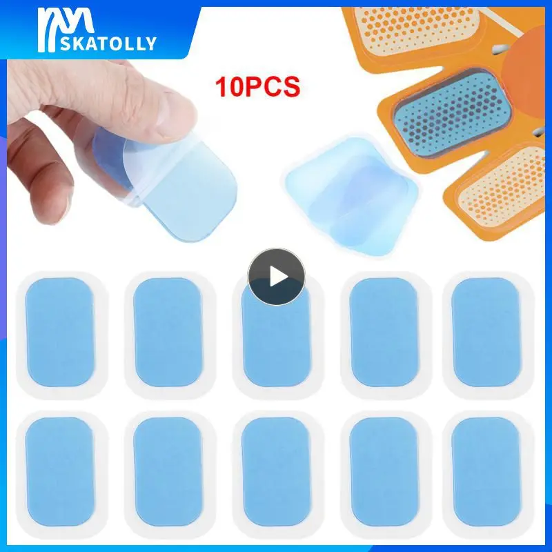 

Hydrogel Patch Gel Tablet 5 Packs Gel Sticker Sports Patch Abdominal Muscle Hydrogel Pad Portable Abdominal Training Tool