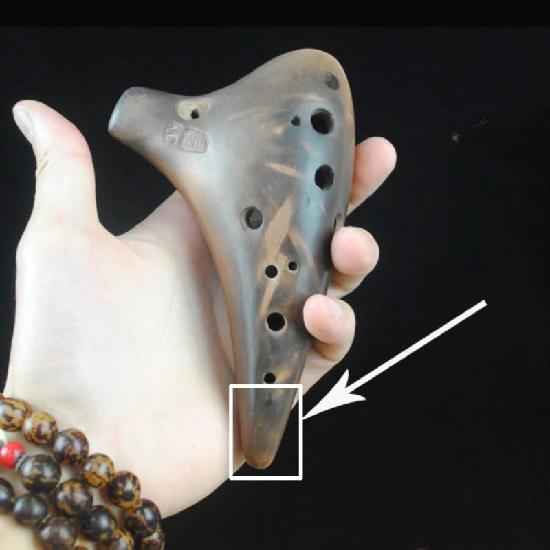 Ocarina 12 отверстий AC для начинающих Alto C Key Goatee Йога Медитация профессиональное