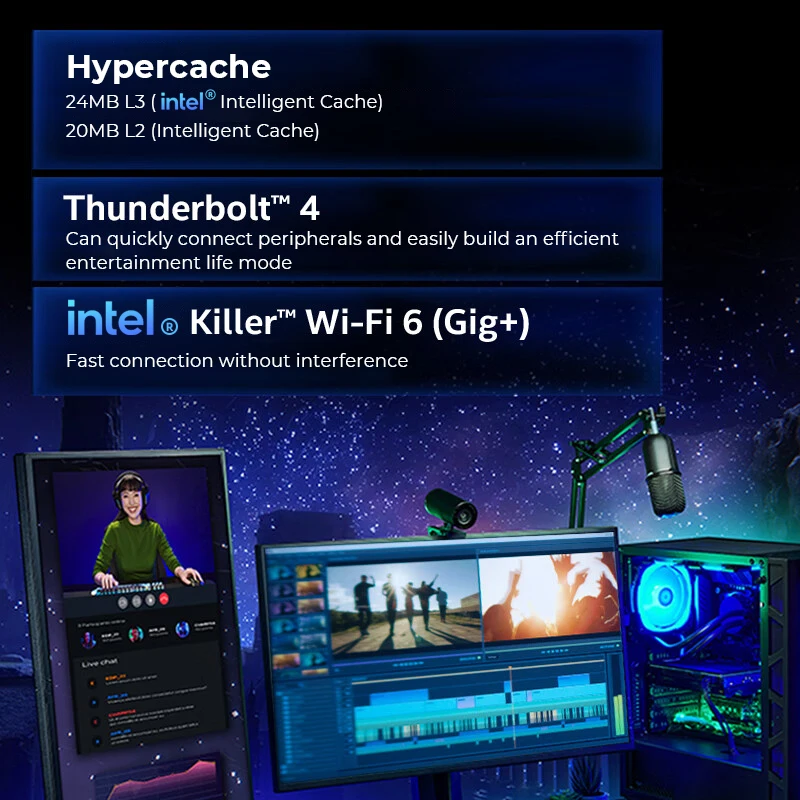 13th generation Intel ® Core ™ i5-13600KF processor 24 M cache, Rui frequency up to 5.10 GHz brand new with no cooler