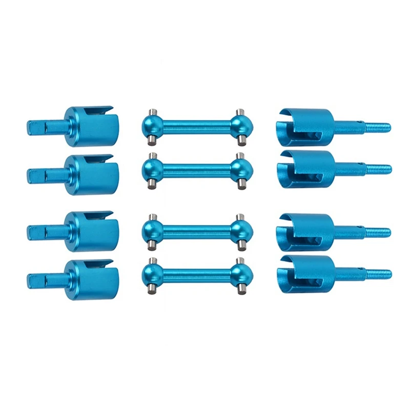 

4X Metal Dog Bone Drive Shaft Wheel Axle Gearbox Cup Joint Set For 1/10 Tamiya TT01 TT01D TT01E TT02