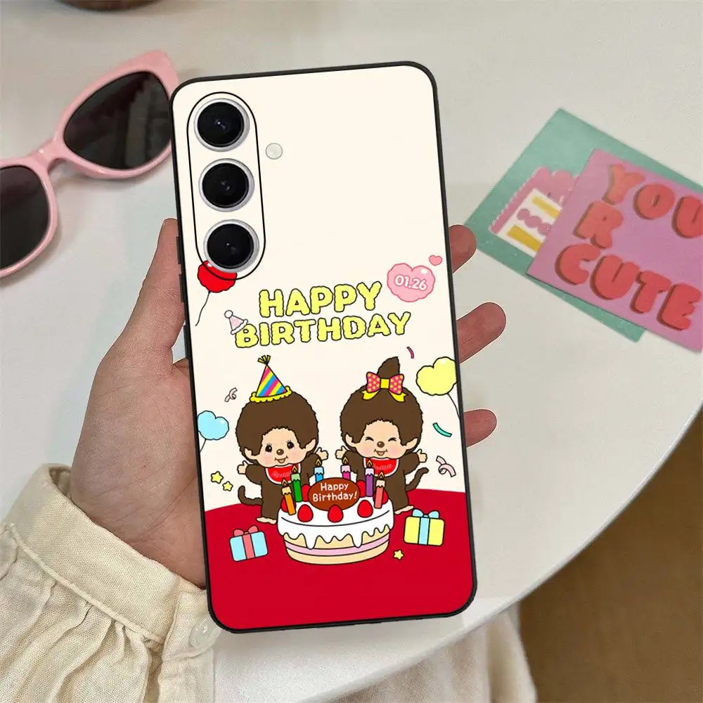 Популярный модный чехол для телефона с логотипом M-Monchhichi для Samsung S 24 Fe 25 Ultra Plus 20 Lite 21 30 22 23 24 22 Ultra 5G Fundas (art.: 3920db58c87f8) - 3920db58c87f8
