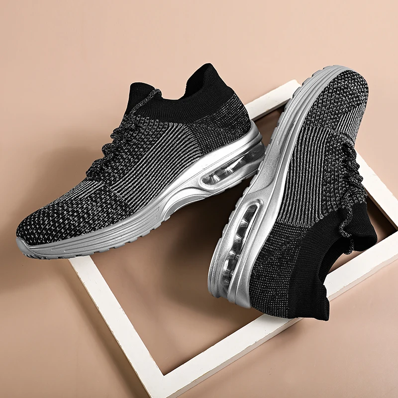 Men Running Shoes Comfortable Sport Shoes Men Trend Lightweight Walking Shoes Men Sneakers Breathable Zapatillas