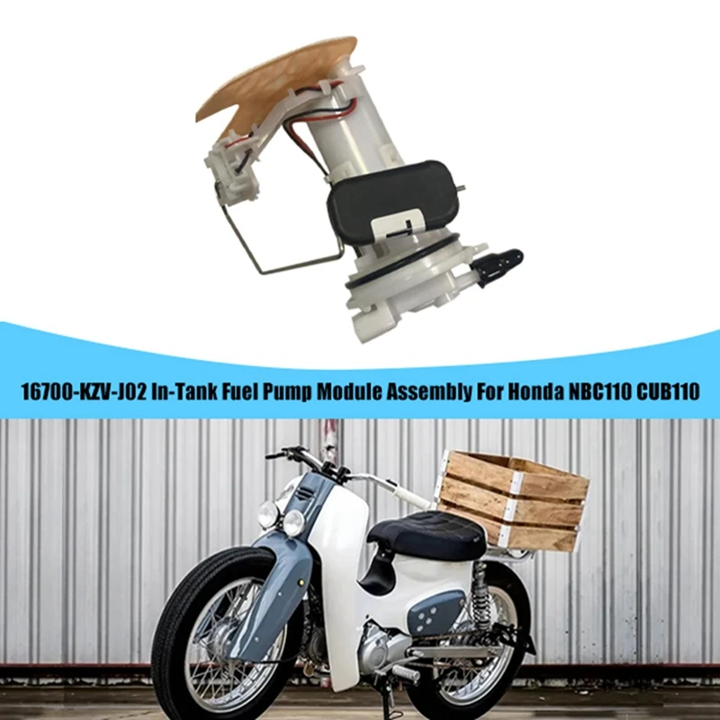 

16700-KZV-J02 Powered Gasoline Pump Assembly Powered Gasoline Pump Module Sending Unit For Honda NBC110 CUB110