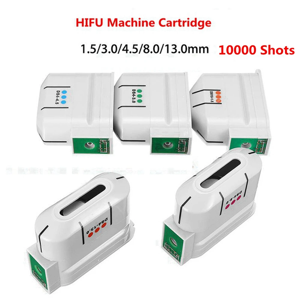 

10000 снимков HIFU картридж преобразователь сменный картридж для тела лица для ультразвуковой машины для лица Антивозрастной