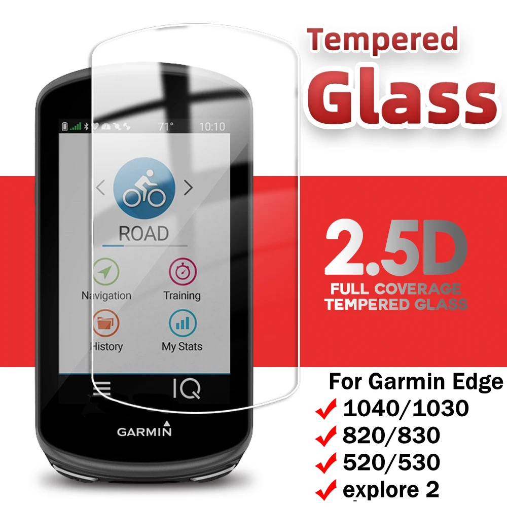 

3 шт. закаленное стекло для Garmin Edge Explore 2 1040 1030 830 820 530 520 130 GPS защитная пленка для экрана Garmin секундомер