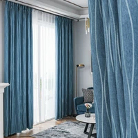 new curtains for living dining room bedroom chenille nordic simple modern light luxury high end velvet window curtain room decor