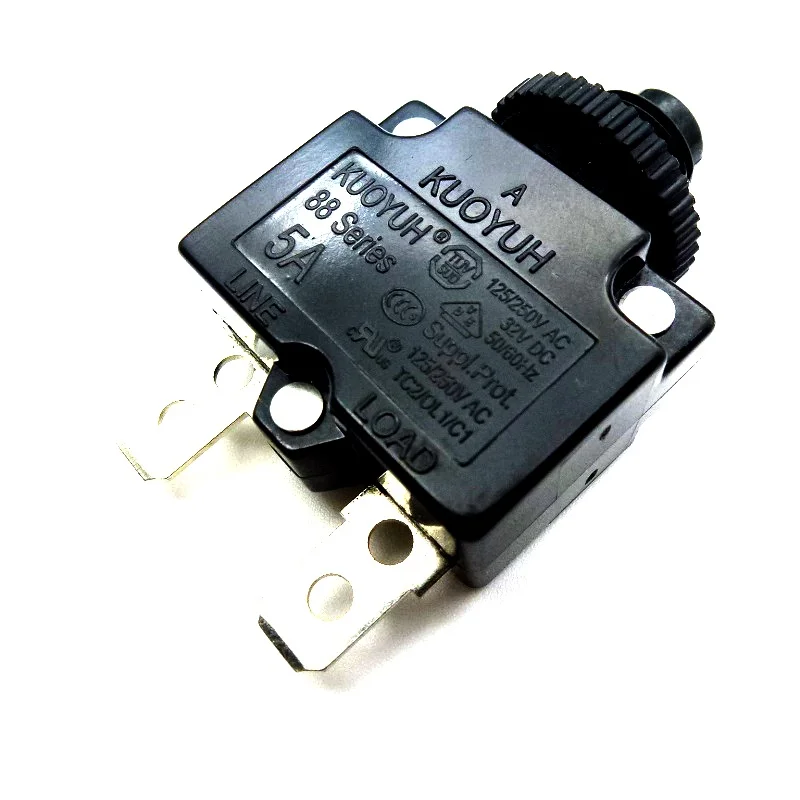 88 Series 5A Circuit Breakers Taiwan KUOYUH Overcurrent Protector Overload Switch |