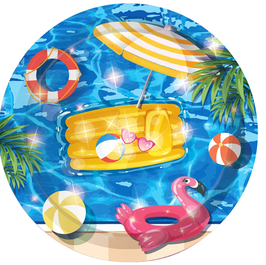 Пляжное кольцо для плавания украшение тематической вечеринки одноразовая