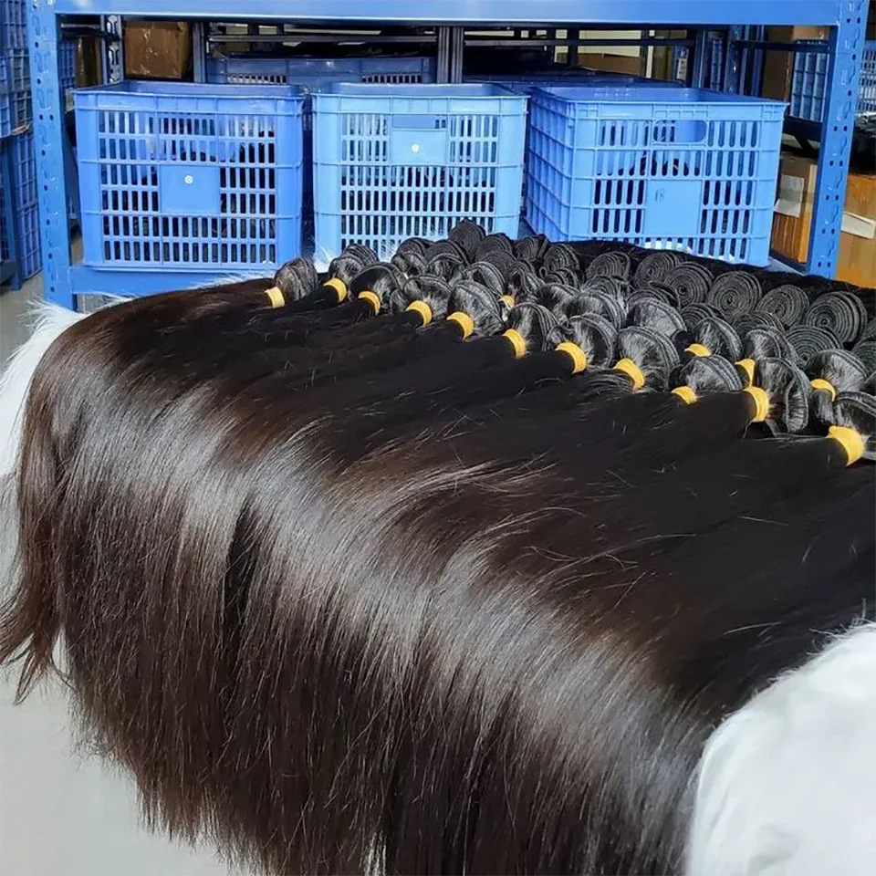 Straight Hair Bundles Brazilian 8-40 Inch 100% Unprocessed Virgin Hair Straight Weave Bundle Human Hair 1/3/4 PCS Hair Extension