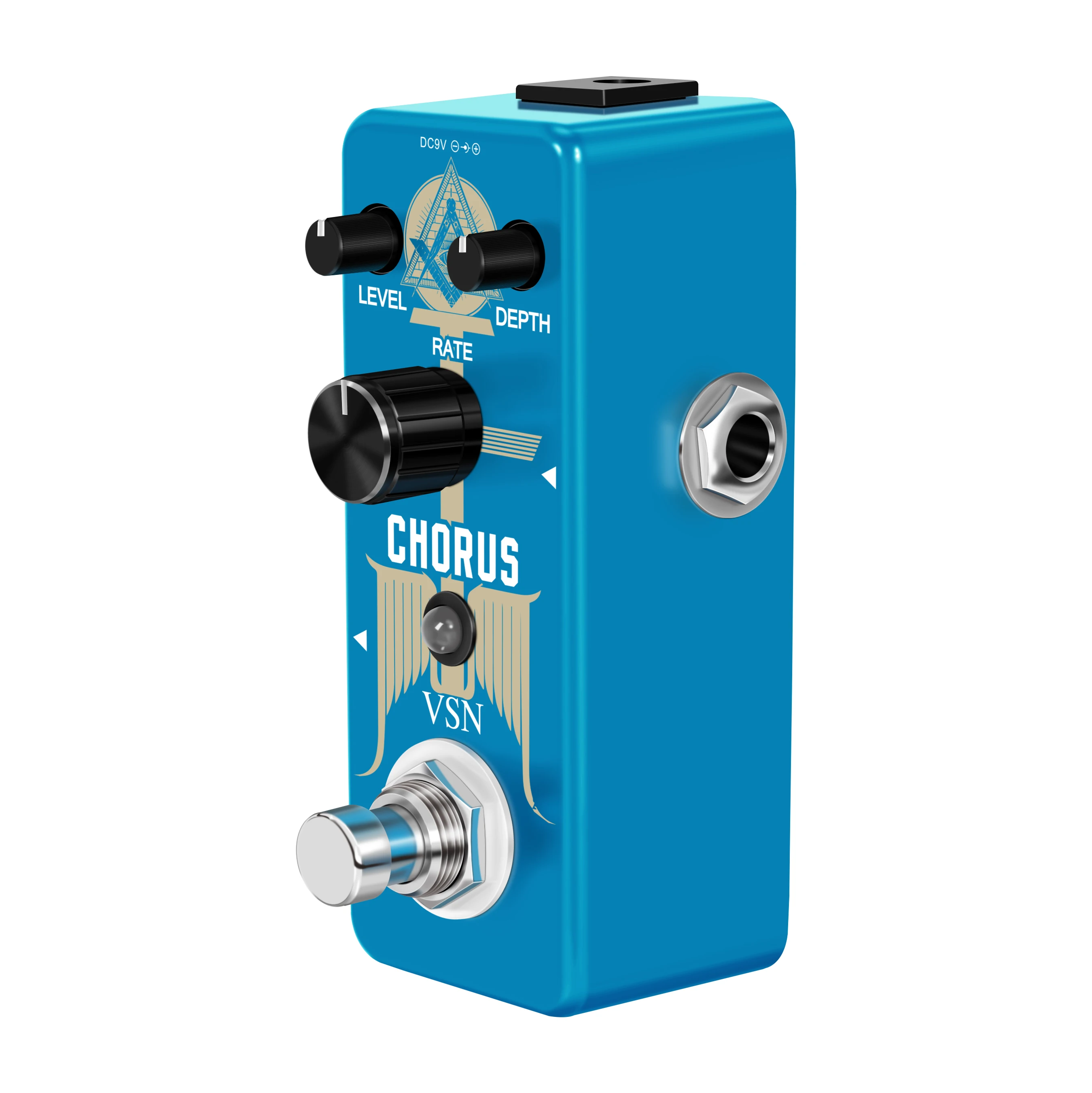 VSN LEF-304 Guitar Analog Chorus Pedal Ensemble King Level Depth Knob High Warm Clear Chorus Sound With BBD Chip True Bypass