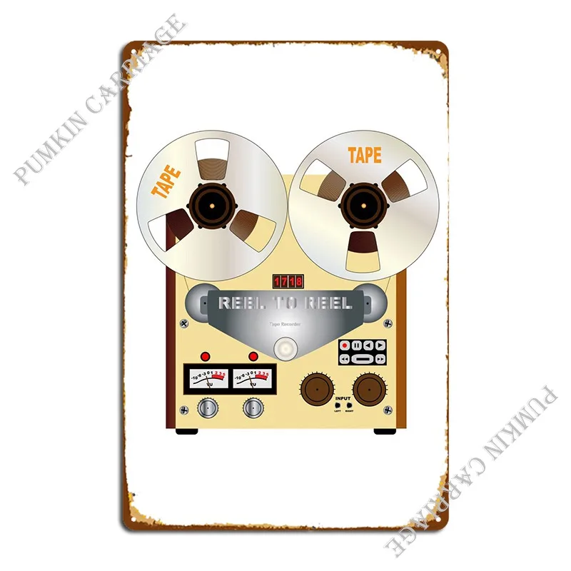 

Фотообои Rel To Reel с металлическим знаком