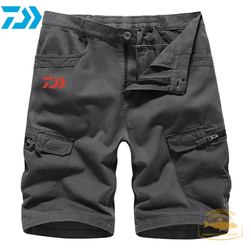 

Шорты рыболовные мужские с карманами, камуфляжные Свободные Штаны для рыбалки, с большими карманами, повседневные, летние