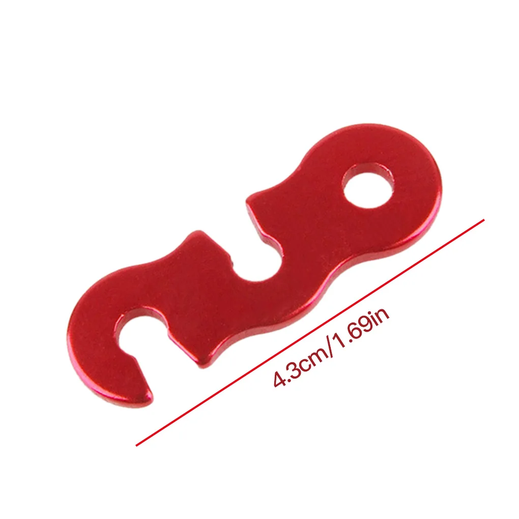 

Натяжитель веревки из алюминиевого сплава, противоскользящий, с 3 глазками, регулируемый, для кемпинга и походов, цвет красный, 10 шт.