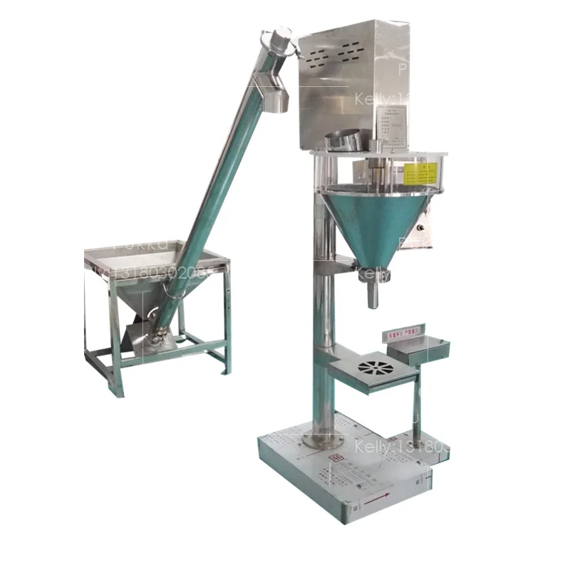

New Semi Automatic Spice Powder Tea Powder Pouch Filling Machine Mushroom Beef Ginger Black Pepper Powder Filling Machine