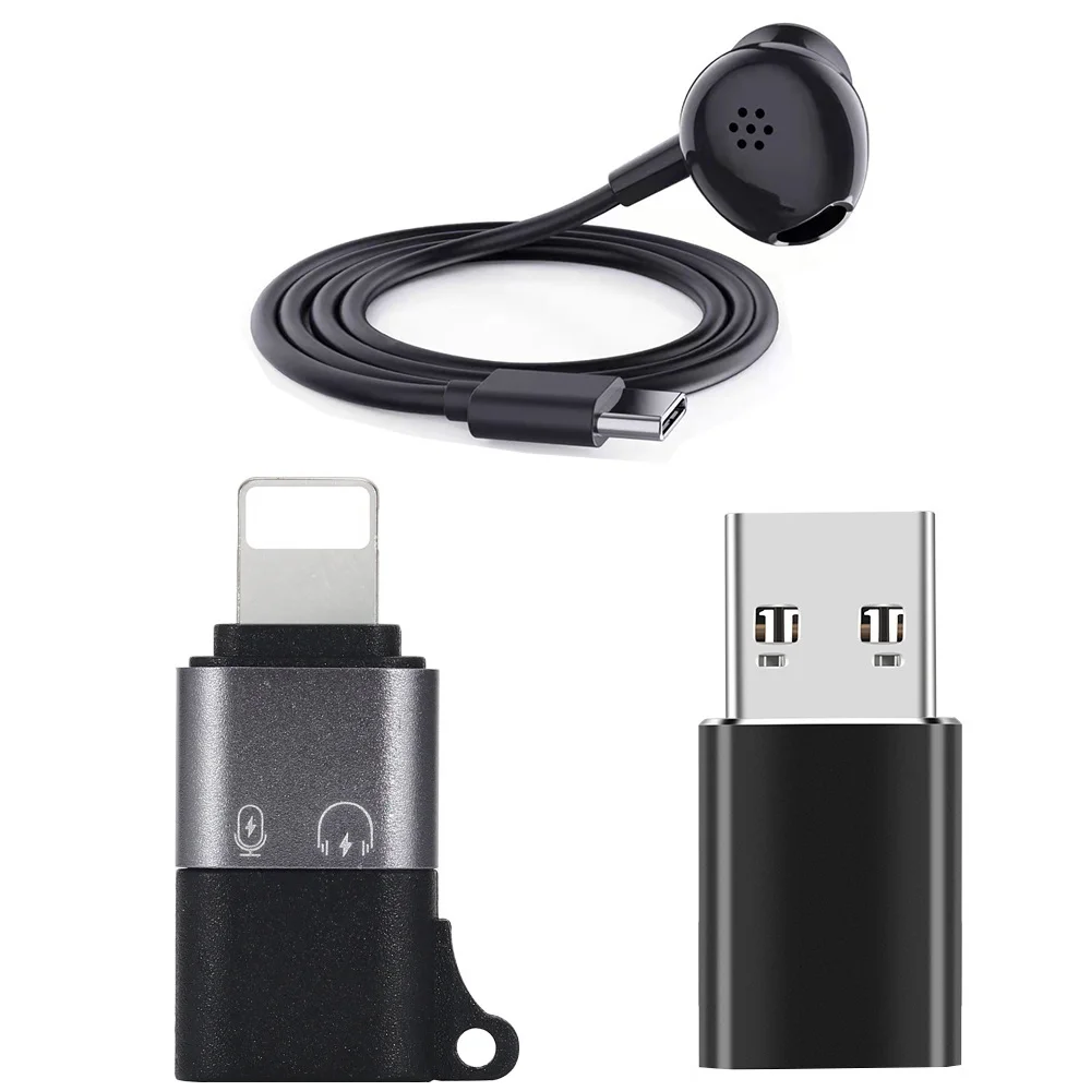 Купи Type C To USB 3.0 Adapter Monitor Headphone OTG Fast Charging Data Cable Converter Data Transfer Adapter for Lavalier Microphone за 178 рублей в магазине AliExpress