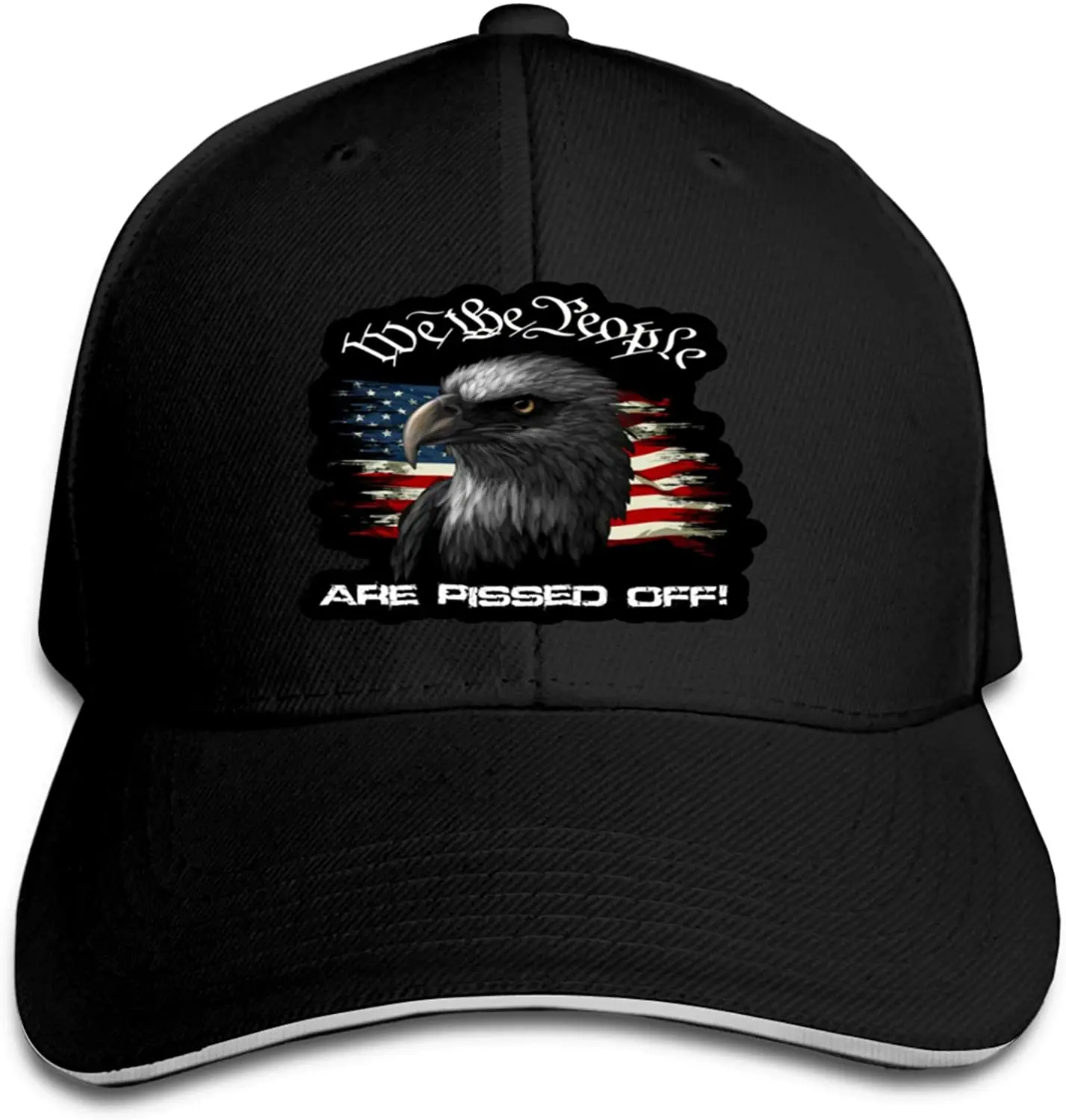 

We The People are Pissed Off Baseball Cap Adjustable Sandwich Cap Sandwich Cap Dad Hat