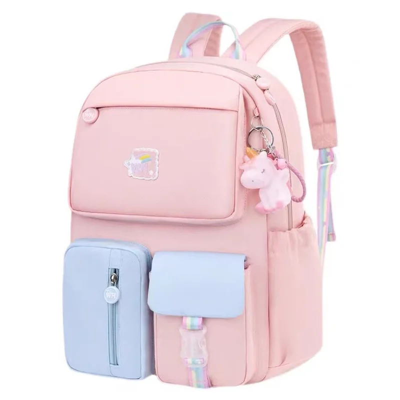 Waterproof Kid's School Bag Korean Girls' School Backpack For Girls Oxford Children's Backpacks For Student Teenager Book Bags