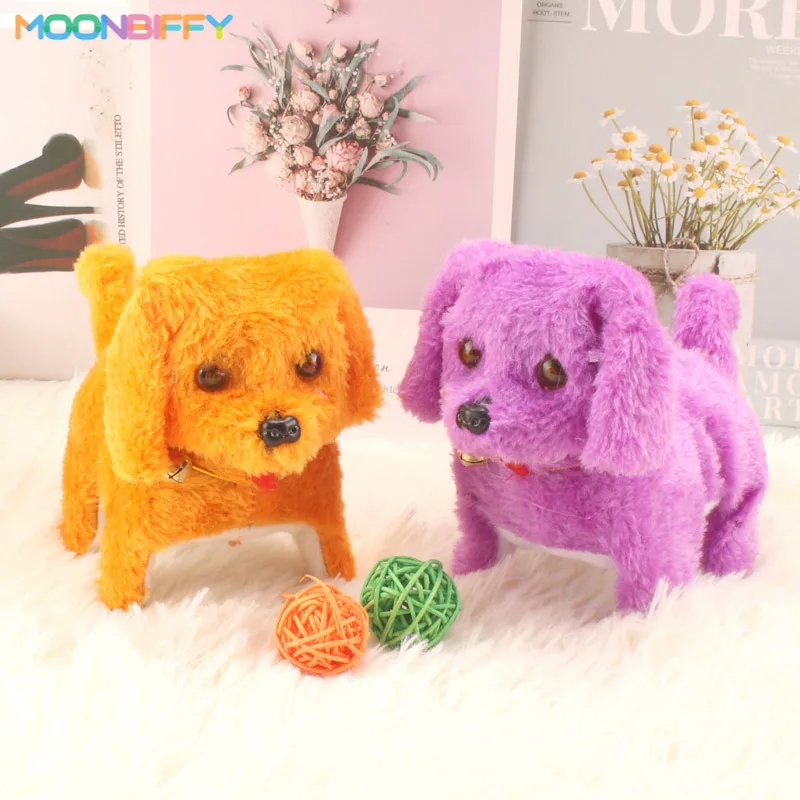 

Милая ходячая лай, игрушка для щенка, собаки с батарейным блоком управления, подарок на Хэллоуин, день рождения для 3-летних мальчиков и дево...