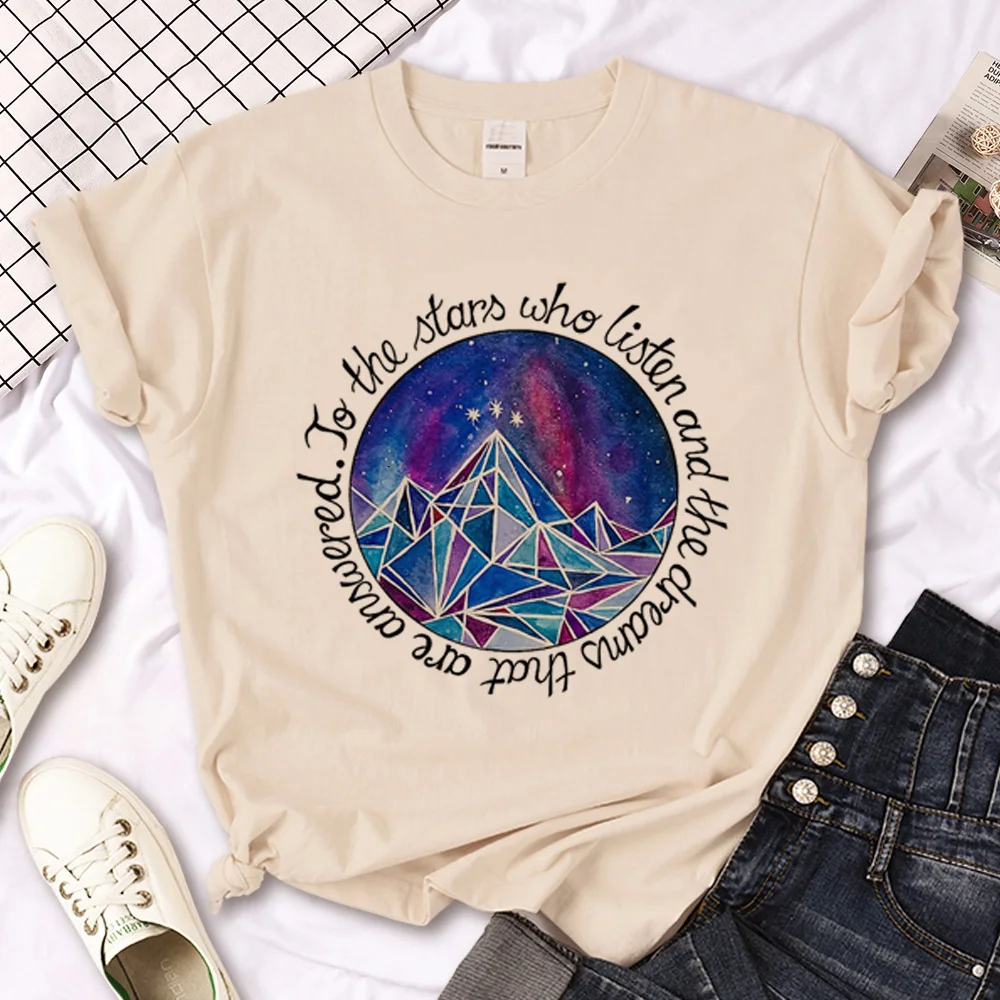 Топ Acotar женский с графическим принтом японская Дизайнерская одежда в стиле