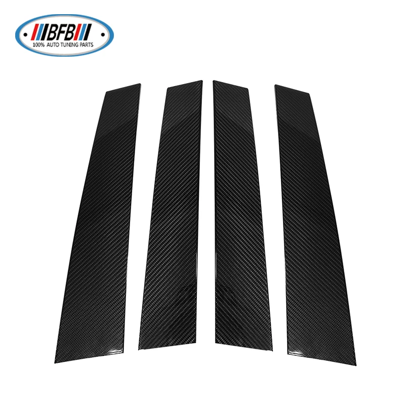 Автомобильные аксессуары настоящая сухая стойка из углеродного волокна оконная