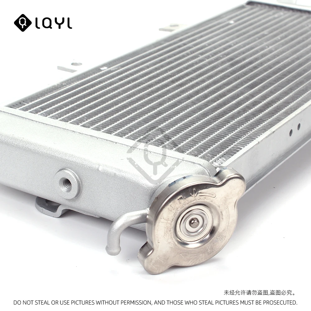 LQYL алюминиевый радиатор кулер охлаждающий резервуар для воды Kawasaki Ninja 650 ER-6N ER6N ER