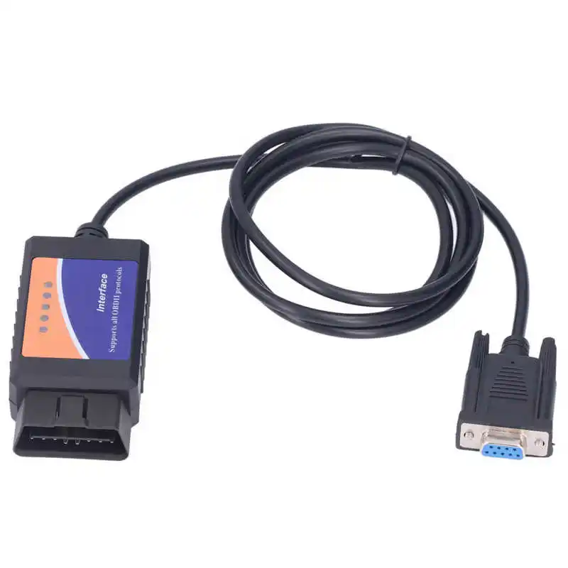 

ELM327 COM-порт DB9 Female 25K80 диагностический инструмент светодиодный индикатор для DOS для Windows с диагностическим сканером CD