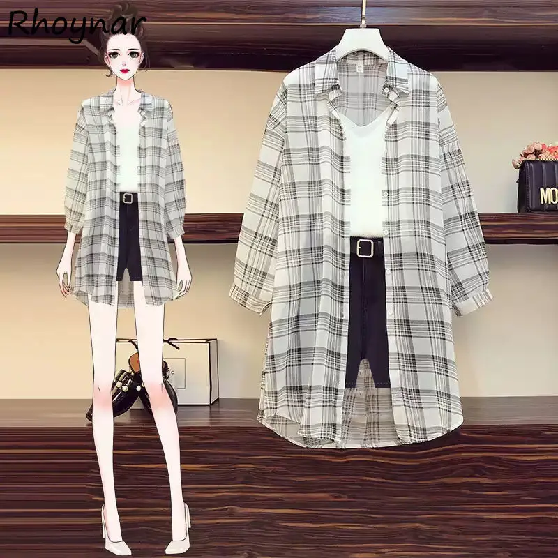 

Шорты женские летние клетчатые свободные модные Универсальные элегантные в Корейском стиле