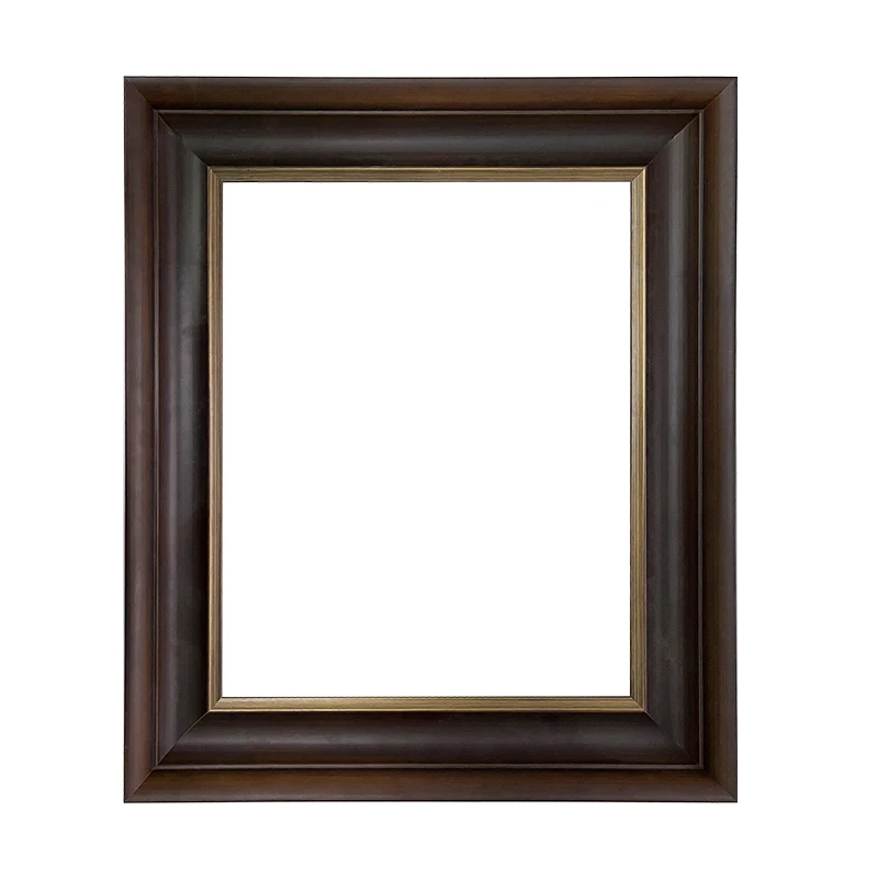 Рамка для картины маслом из цельного дерева фоторамка в европейском стиле ретро