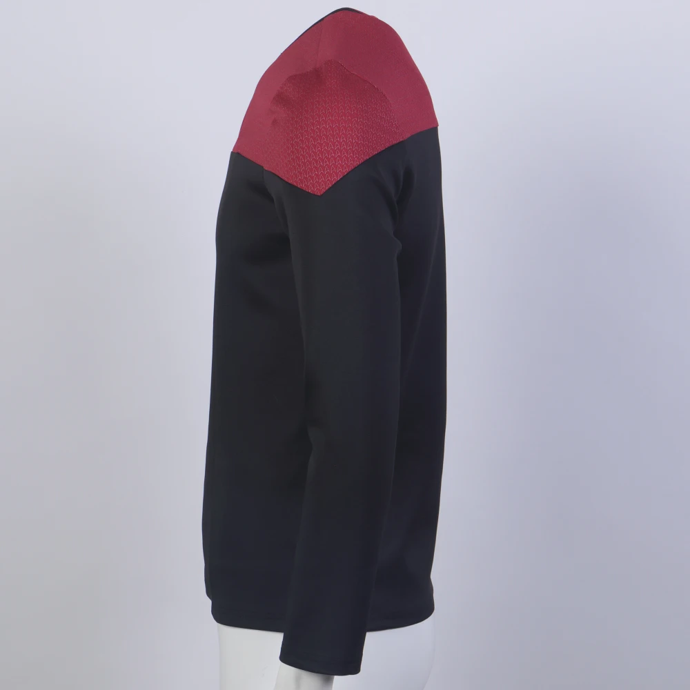 Star Picard 2 Trek Command Red Uniform Cosplay Starfleet Gold Blue Shirt Costume Halloween Party Prop ST Accessories