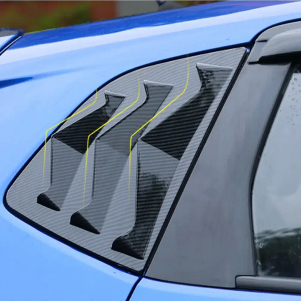 Фото Для Honda Jazz Fit 2014-2019 годов: Комплект аксессуаров для оконных дефлекторов (жалюзи) и обвеса кузова №1