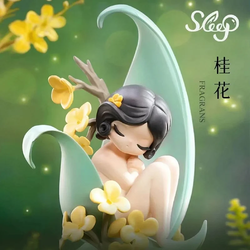 

Sleep Flower Fairy Series Blind Box Toy Caja Ciega Kawaii Doll Action Figure Toys Birthday Gift Kid Surprise Model Mystery Box