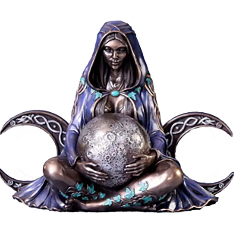 

Mother Earth Goddess Art Statue Millennial Gaia Desk Resin Crafts Mythic Figurine The New Gaia Mother Earth Goddess Home Decor