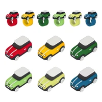 6pcs suitable for bmw minicooper car dashboard central control small ornaments mini decorative car interior toy model