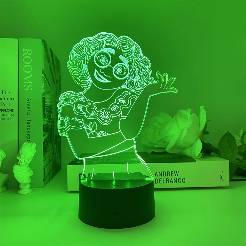 3d-светильник в виде мультяшного персонажа Disney модель Mirabel визуальная стерео