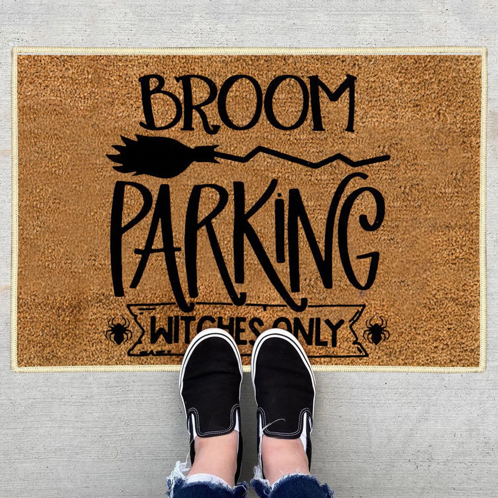 

Персонализированный дверной коврик для Хэллоуина, декор для Хэллоуина, дверное одеяло, передние украшения, флаг для вечерние НКИ, баннер, фи...