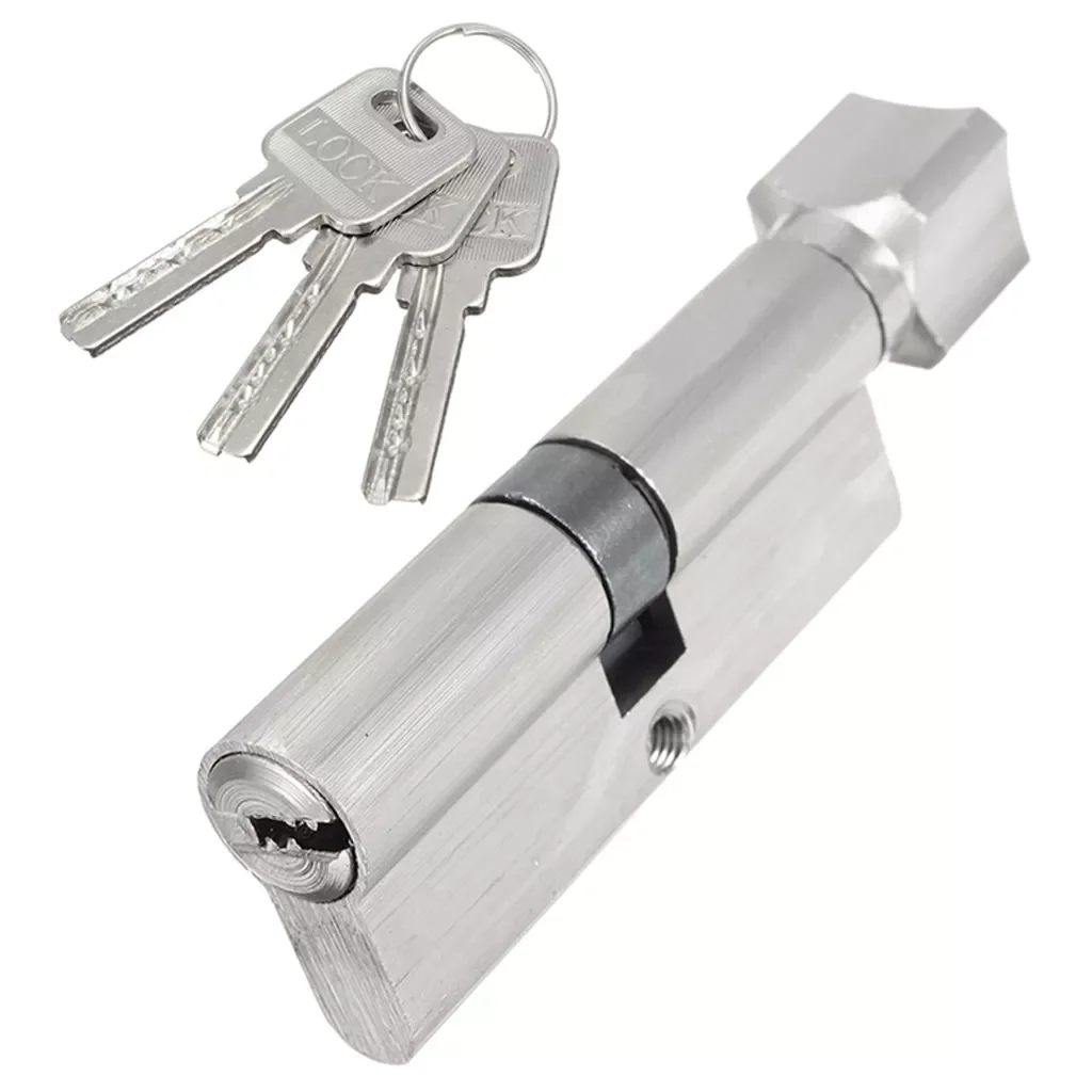 

Cylinder Door Barrel Lock Anti-theft Security Door Lock Core With Extra Keys Lock High Security with Thumb Turn for Sliding Door
