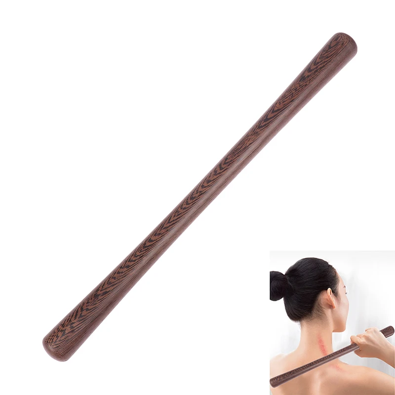 

Wooden Acupoint Tapping Massage Hammer Stick Body Meridian Stress Relief Natural Wood Massager For Back Waist Muscle Relaxation