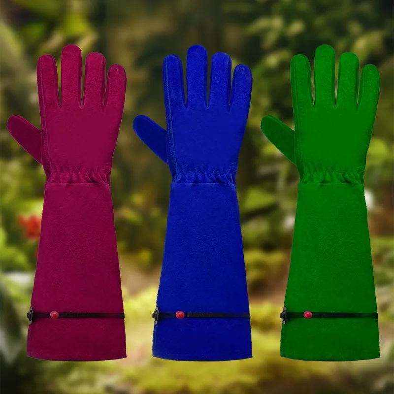 Кожаные сварочные перчатки - термостойкие/огнестойкие идеально подходят для