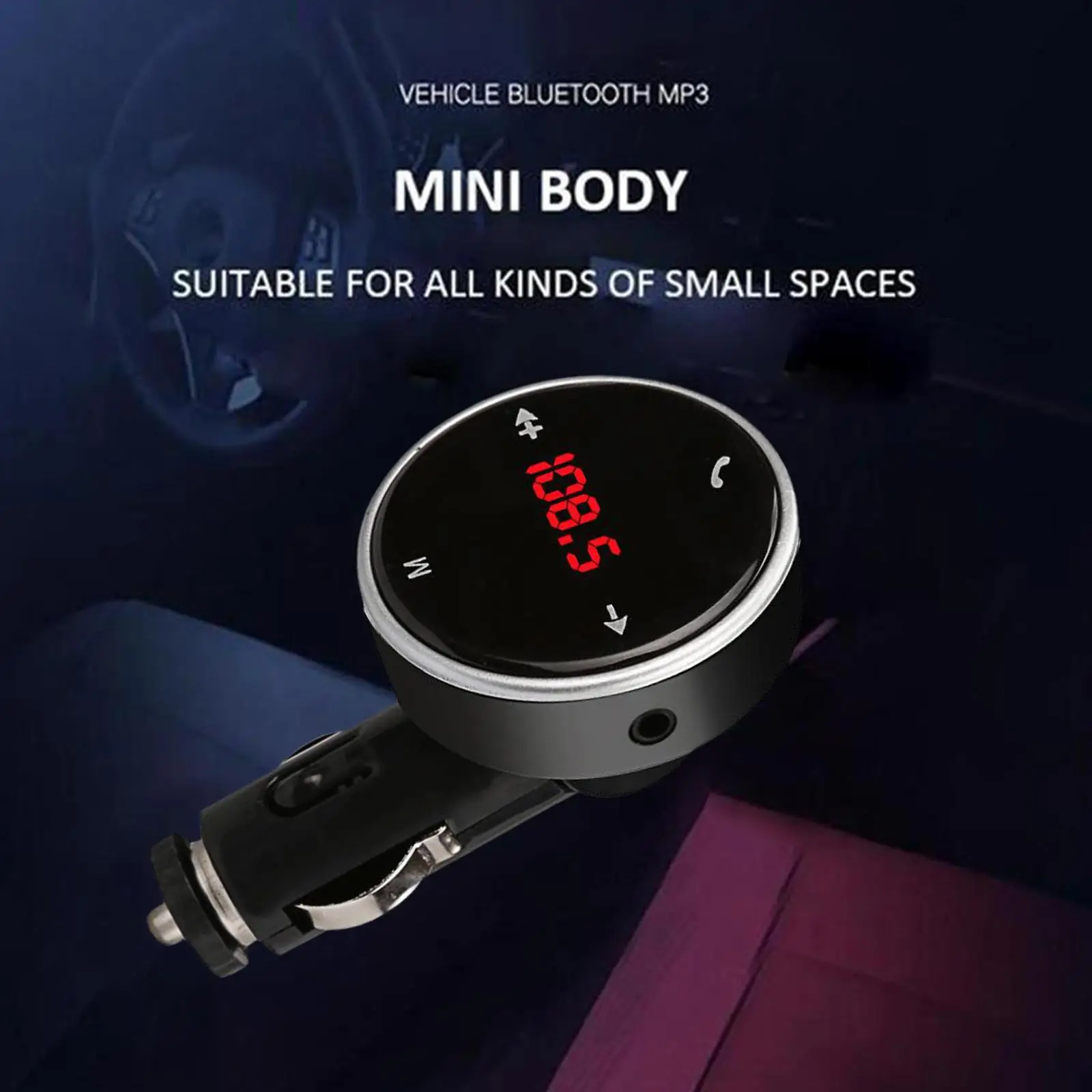 

Fm Transmitter Car Wireless Bluetooth-compatible Fm Radio Modulator Kit Handsfree Car Charger Audio Car Aux Mp3 Music Player USB