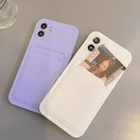 Чехол для телефона Iphone 11, чехлы с отделением для карт, силиконовый чехол для Iphone 13 Pro Max 12 Pro XR 7 8 Plus SE 2020 X XS Max 13 Mini, чехол, оболочка