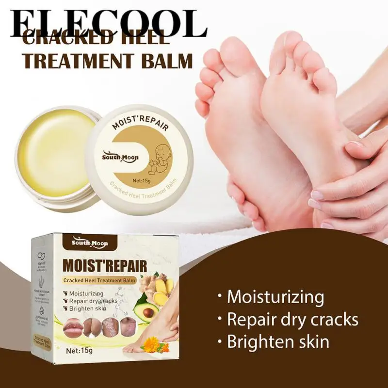 Heel Cracked Repair Ceramide Calendula Moisturizing Cream Removal Dead Skin Hand Feet Care