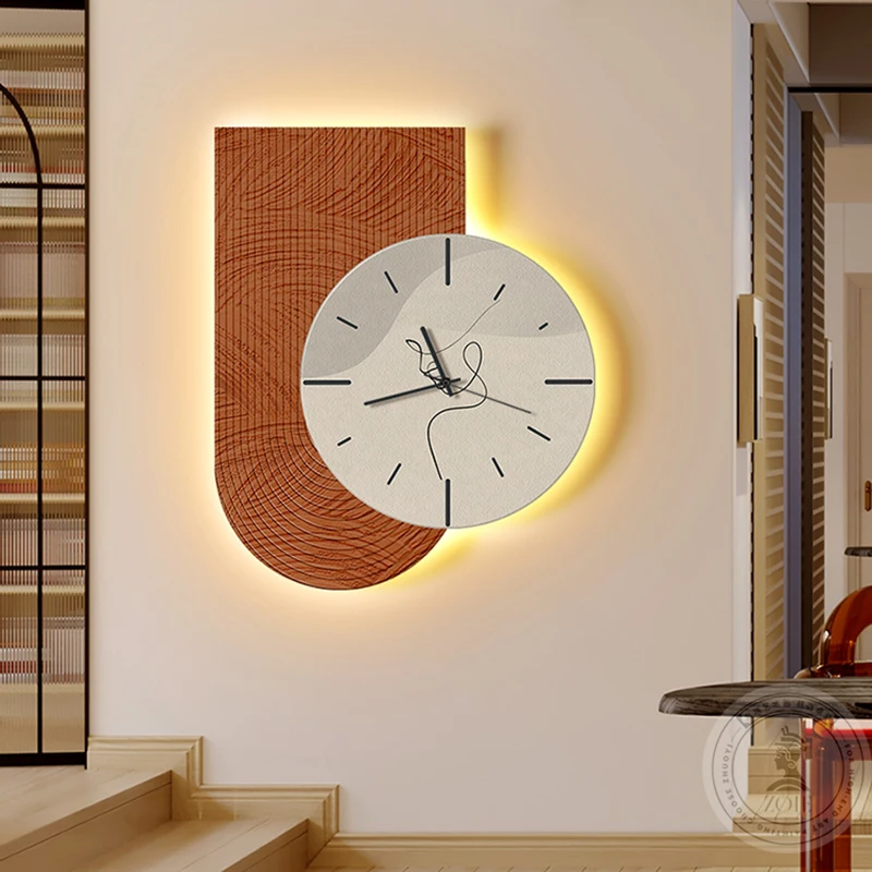 

Acrylic Simple Clocks Wall Home Decor Modern Glow Unusual Led Clock Wall Stylish Luminous Reloj De Pared Para Sala Room Decor