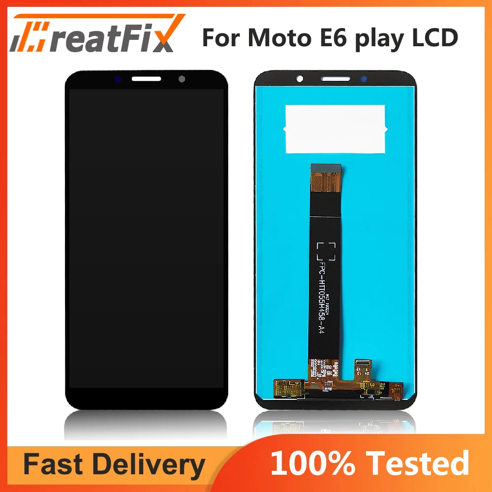 100% тестовый ЖК-дисплей для Motorola Moto E6 Play XT2029 XT2029-1 дигитайзер сенсорного экрана в