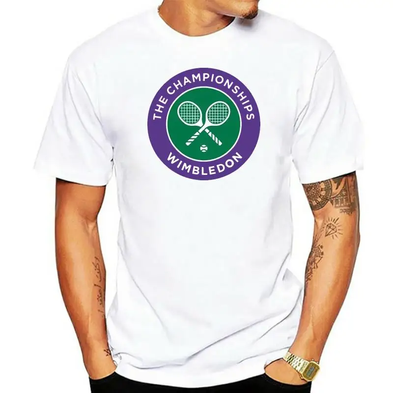

Cool Men's the Championships Wimbledon 100% Cotton O Neck T-shirt