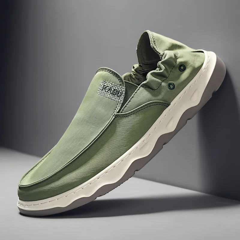 

Men's Shoes Ice Silk Cloth Shoes Lightweight and Comfortable Men's Casual Shoes Trendy Non-slip Men's Sneakers Zapatos Casuales