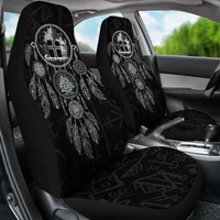 viking dreamcatcher iceland coat of arms car seat coverspack of 2 universal front seat protective cover
