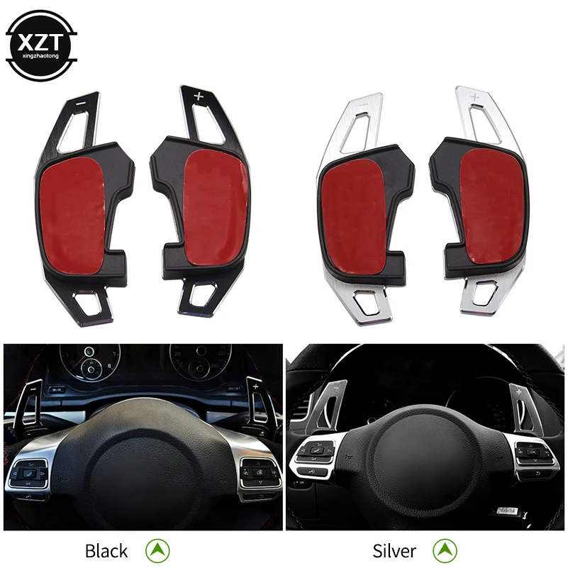 

Car Steering Wheel DSG Shift Paddles Extension Shifters Stickers for VW Volkswagen Golf7 GTI R Rline GTE GTD MK7 Car Accessories